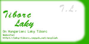 tiborc laky business card